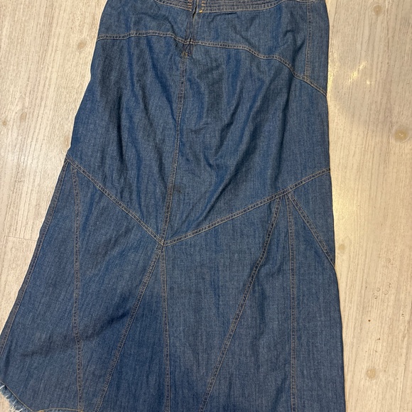 Eeskme women’s maxi denim skirt - Picture 3 of 4